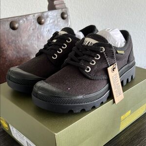 Palladium Dark Canvas Shoes